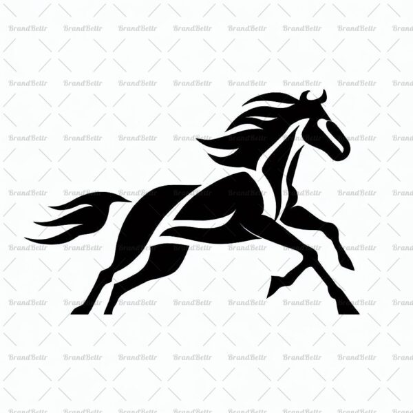 Galoppierendes Pferd